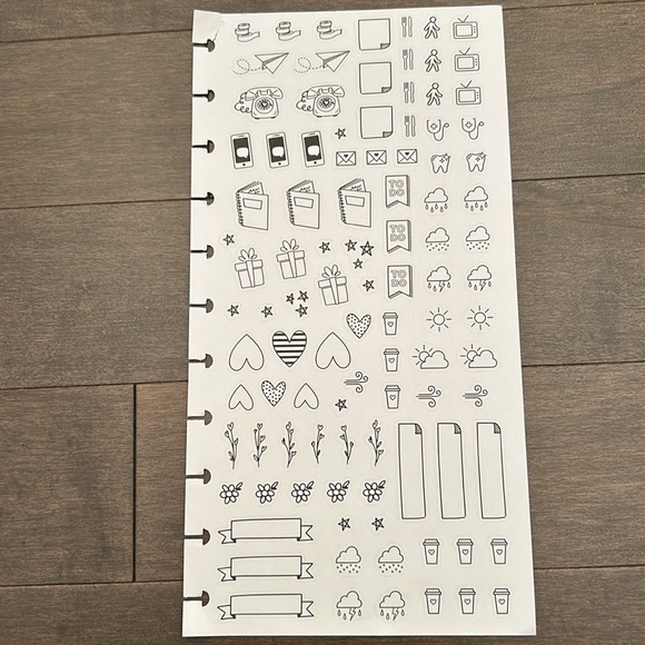 ME & MY BIG IDEAS Happy Planner Journaling Sticker Set, Colouring Sketch Designs - Picture 3 of 11